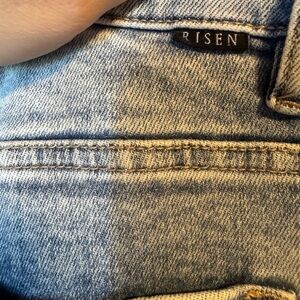 Risen Women's Light Blue Flare Jeans